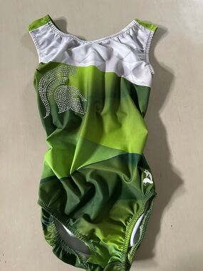 Foxy’s Gymnastics Michigan State University Spartans Ombré Leotard